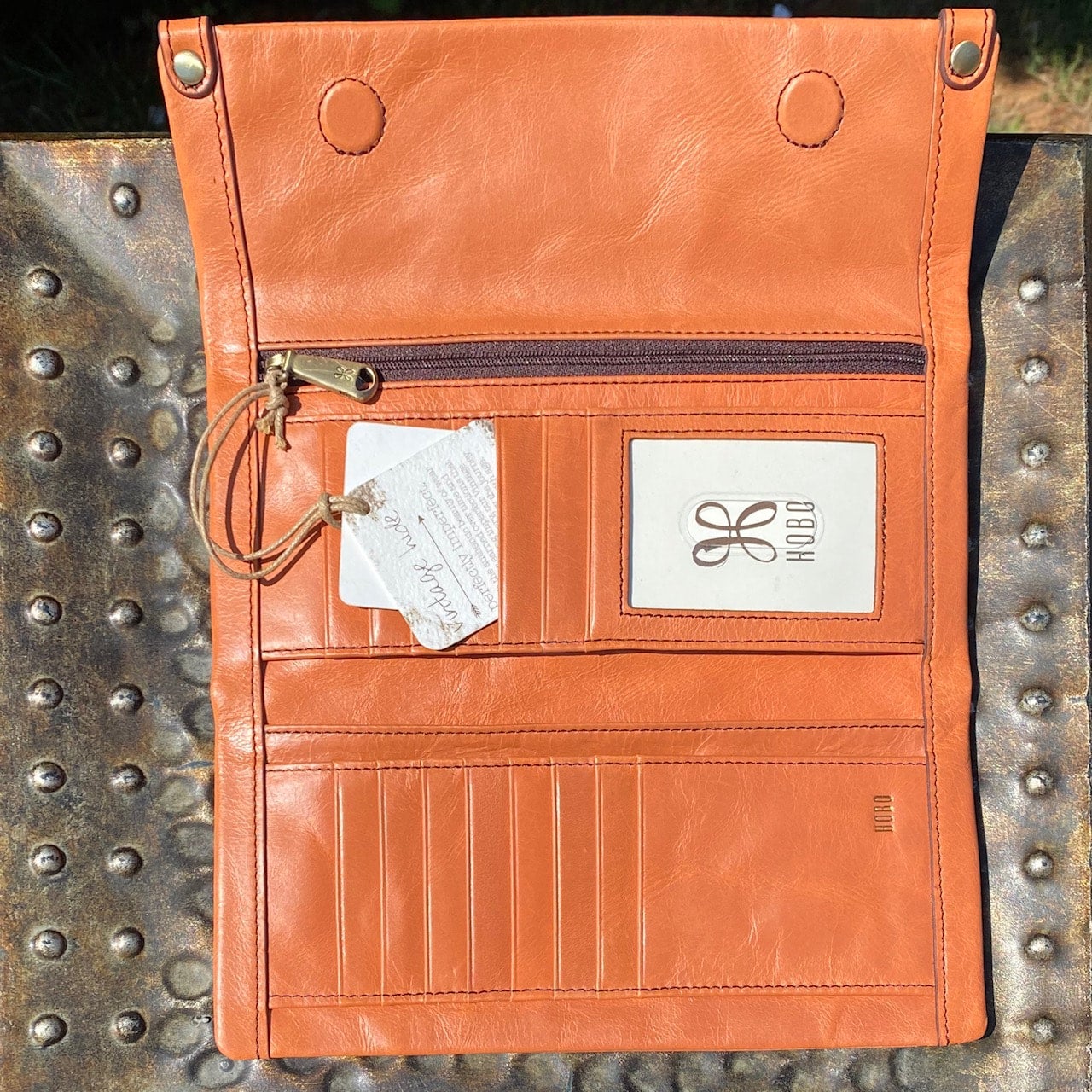 Hobo fable leather wallet on sale
