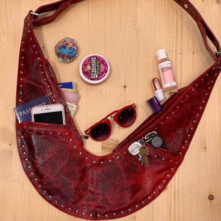 Leather hotsell sash bag