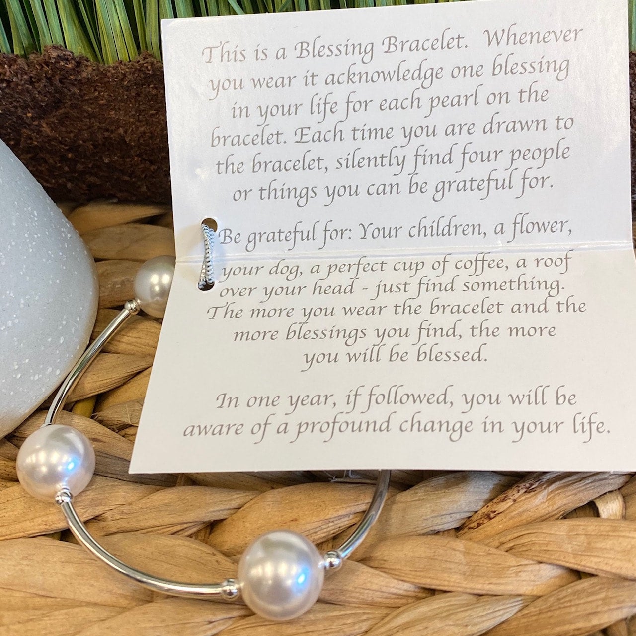 Blessing Bracelet White Pearl